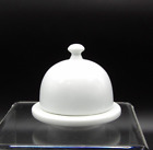 Small Ceramic Butter Keeper Butter Bell White Stoneware