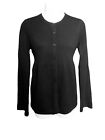 Simply Cashmere Black Cardigan Sweater S Loose Fit Gathered Long Sleeves
