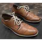 Men's George Oxford Dress Shoes Size 11, BROWN
