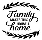 New ListingFamily Makes This House A Home Vinyl Decal Sticker For Home Glass Wall a533
