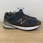 New Balance Classics 990v5 Suede Navy Brown Size 7 Wmns 8.5 Made in USA M990NV5