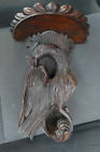 New ListingVintage French wood carved wall console phoenix  bird
