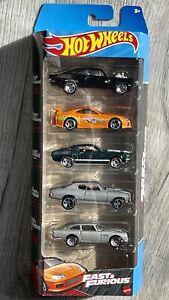 2023 Hot Wheels Fast&Furious 5 Pack Dodge Charger Toyota Supra Ford Mustang Etc.