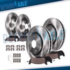 Front & Rear Disc Rotors + Brake Pads for Toyota Camry Avalon Lexus ES350 Brakes