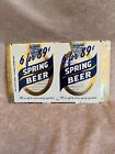 New ListingSpring Lager Unrolled Flat Top Beer Can 6 For 89 Cents Maier Brewing