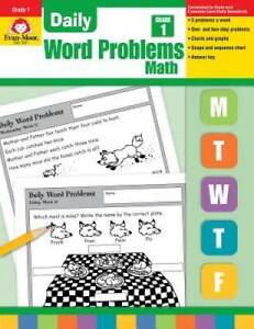 Daily Word Problems, Grade 1 Math - Paperback By Jill Norris - GOOD