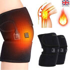 Electric Heated Knee Pad Brace Arthritis Pain Relief Warm Therapy Leg Wrap Belt