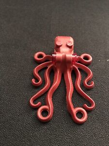 Lego Octopus Animal Water Red Minifigure Part Sea Creature