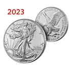 New Listing2023 1 oz American Silver Eagle Coin BU - Lot of 5 Coins