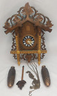 Vintage German Black Forest Cuckoo Clock Regula Movement Germany Works!