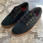 EMERICA The Romero Mens Size 8 Shoes Laced Black Suede Skate Skateboard Sneaker