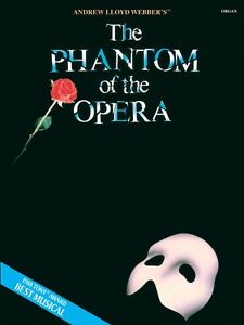 The Phantom of the Opera Sheet Music - Organ - Folio Book NEW 000290300