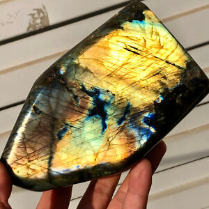 3.77lb Natural Labradorite Quartz Crystal Mineral Spectrolite Healing