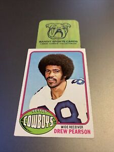 1976 Topps Football Card #313 Drew Pearson (Dallas Cowboys)