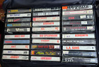 Lot Of 30 used Metal, Hard Rock, Classic Rock Cassette Tapes 70s 80s 90s + case