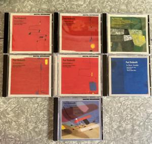 7x Hindemith Orchestral Works Werner Andreas Albert + Tasmanian Orchestra CD Lot