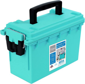 12533 Stackable Craft Storage Box with Handle, Locking Art Supply Box