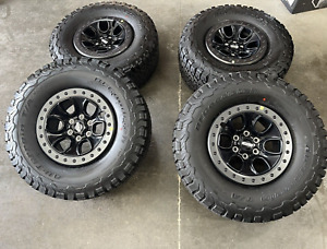 4 Ford F150 Raptor Bead lock 17” Black Factory OEM Wheels Rims BFG Tires 95210