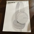 Sony MDR-ZX110 Stereo Monitor Over-Head Headphones White MDRZX110 Fast Ship