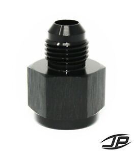 Black -8 AN Female -6 AN Male AN Flare Fitting Reducer Adapter 8AN to 6AN