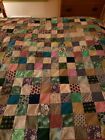 Handcrafted Bed Spread Patchwork Memory Blanket/quilt