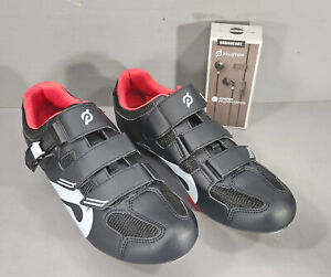 New ListingPeloton Cycling Shoes Size 45 Men’s 12 w/ Cleats & SumPan Earbuds *WORN ONCE*
