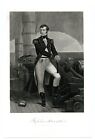 STEPHEN DECATUR, US Navy Commodore/War of 1812/Barbary, Steel Engraving 9359