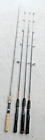 Lot 4 ULTRALIGHT SPINNING ROD 3 Shakespeare Ugly Stick [1 is a Graphite GX2]