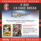 2024 Topps Archives Signature Series CHICAGO CUBS 5box 1/4 CASE BREAK.