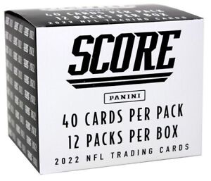 2022 Panini Score Football Fat Pack Box NEW