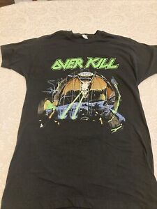 Vintage 1988 Overkill Shirt Under The Influence Tour Concert Large