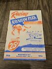 RAYNHAM PARK DOG TRACK greyhound racing May 1956 MA Massachusetts Vintage Rare