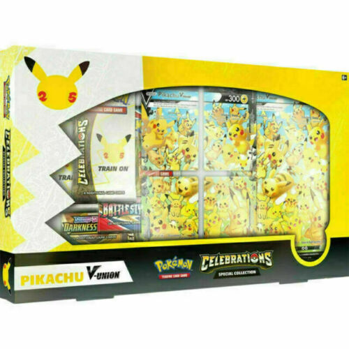 Pokemon TCG Celebrations Special Collection Pikachu V Union Box Factory Sealed