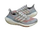Adidas Ultraboost 21 Womens Size 8.5 US Athletic Running Shoes White Pink FY0396