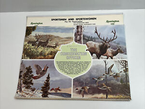 1979 Remington Du Pont Calander Salute to the Conservation Officer Wildlife Art
