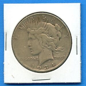 1934 S Peace Dollar $1 US Mint Silver Rare Key Date #12 Coin 1934-S