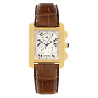 Cartier Tank Francaise w5000556 18k Yellow Gold White dial 28mm Automatic watch
