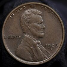 1928-S Lincoln Wheat Cent -- AU Condition