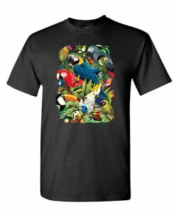 AVIAN WORLD - parrot macaw scarlet bird wildlife - Unisex T-Shirt