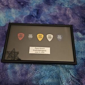 Papa Roach Lovehatetragedy Guitar Pick mounted display