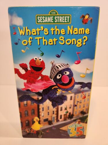 Vintage Sesame Street - What's the Name of that Song? VHS 2004 35th ANNIVERSARY