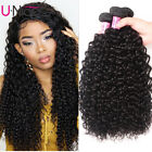 UNice Hair 1/3 Bundles Indian Kinky Curly Virgin Human Hair Extensions Weaves US