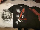 Lot Of 3 Metallica Size S Small Hardwired Authentic Official Shirt Self-Destruct