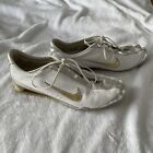 Nike The Rival Shox RARE 2005 Sprint & Spike Running Shoes Size 9 - White, Gold