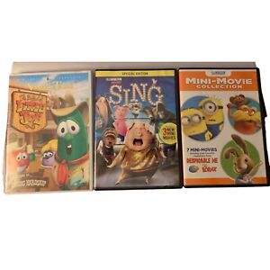 Family Kid's Children's DVDs Lot of 9 See Description for Titles