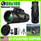 Day / Night Vision 80x100 Zoom HD Monocular Starscope Monocular Telescope BAK4