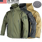 Mens Military Tactical Jacket Waterproof Soft Shell Jacket Work Windbreaker Coat