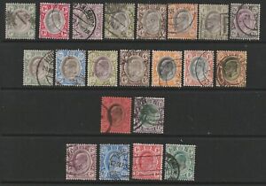 TRANSVAAL EDWARD VII GOOD TO FINES USED PART SETS TO 2s6d & £1