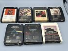 Vintage 8 Track Rock And Roll Lot Of (7) 8-Track Tapes 70's 80's Rock UNTESTED