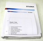 Studer Vista Digital Mixing System V3.3/3.4/3/5 Operating Instructions Manual MN
